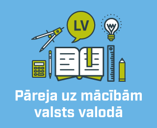 Pāreja uz mācībām valsts valodā