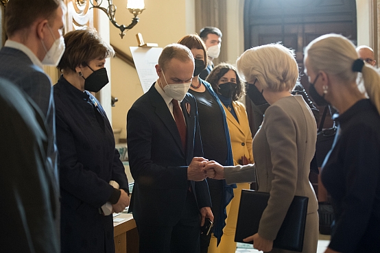 Paulam Kalniņam veltītās izstādes atklāšana