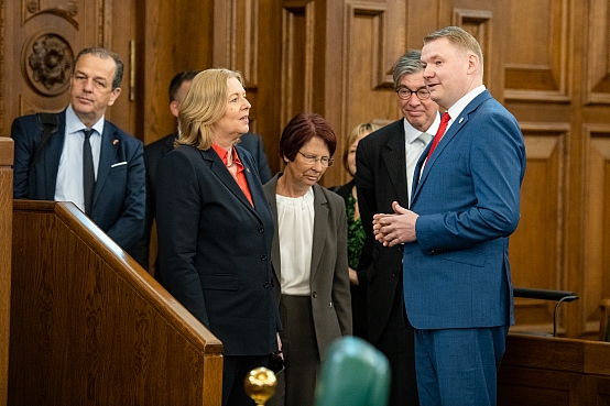 Vācijas Bundestāga prezidentes vizīte Latvijā