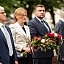 Ebreju tautas genocīda upuru piemiņas dienai veltītā ziedu nolikšanas ceremonija