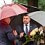 Ebreju tautas genocīda upuru piemiņas dienai veltītā ziedu nolikšanas ceremonija