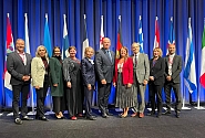 In Copenhagen, Latvian delegation to NATO PA discusses global security situation with Canadian MPs