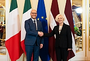 Speaker Mieriņa thanks Italy for its contribution to strengthening Latvia and NATO 