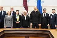 Daiga Mieriņa calls on Ukraine’s Prime Minister to strengthen military and economic cooperation