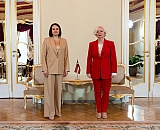 Saeimā viesojas Svjatlana Cihanouska