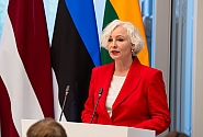 Saeimas priekšsēdētāja Baltijas Asamblejas konferencē: stipra parlamentārā diplomātija spēj mazināt konfliktus pasaulē