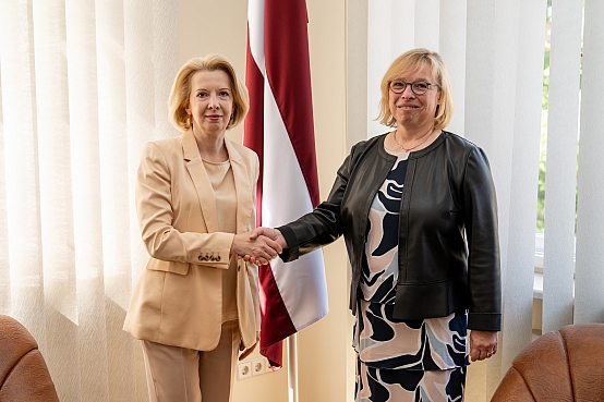 Ināra Mūrniece tiekas ar Vācijas vēstnieci