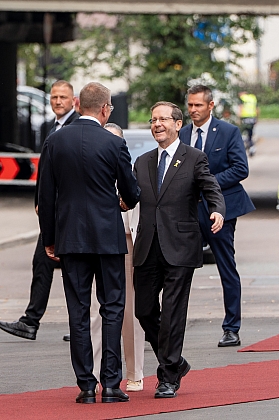 Daiga Mieriņa tiekas ar Izraēlas prezidentu