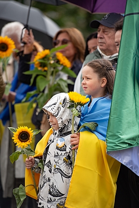 Daiga Mieriņa piedalās Ukrainas neatkarības dienai veltītā pasākumā “Saulespuķu ceļš”