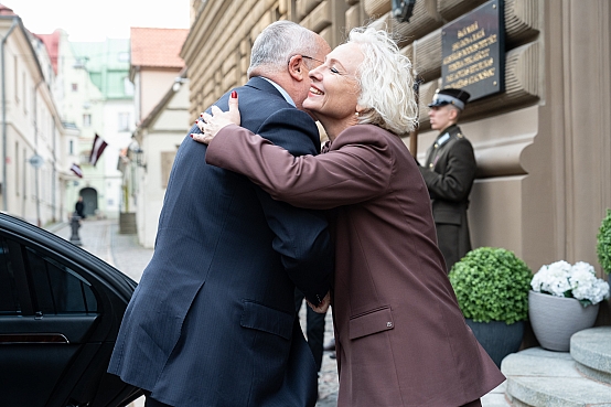 Daiga Mieriņa tiekas ar Lietuvas Republikas parlamenta priekšsēdētāju