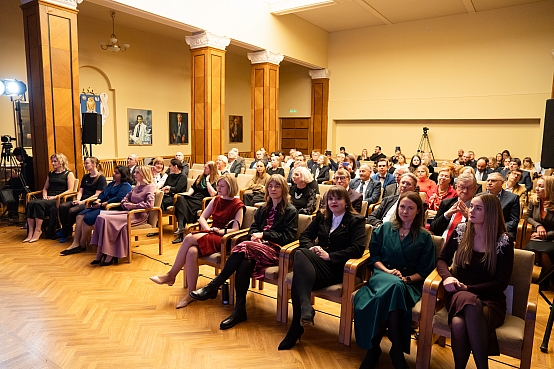 Daiga Mieriņa piedalās konkursa “Baltijas valstu stipendija sievietēm zinātnē 2025” laureāšu apbalvošanas ceremonijā