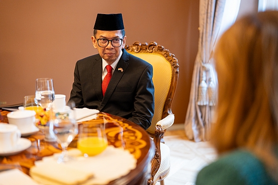 Zanda Kalniņa-Lukaševica tiekas ar Indonēzijas vēstnieku