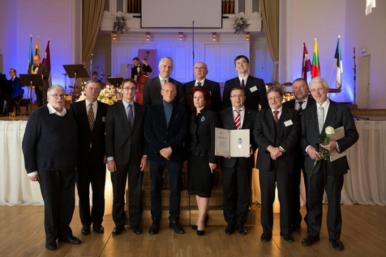 Baltijas Asamblejas balvu pasniegšanas ceremonija