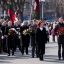 Ziedu nolikšanas ceremonija pie Brīvības pieminekļa  