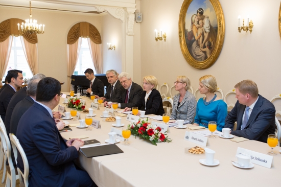 Ināra Mūrniece tiekas ar Turcijas Eiropas Savienības lietu ministru