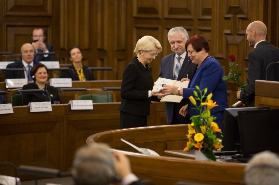 Baltijas Asamblejas medaļu pasniegšanas ceremonija