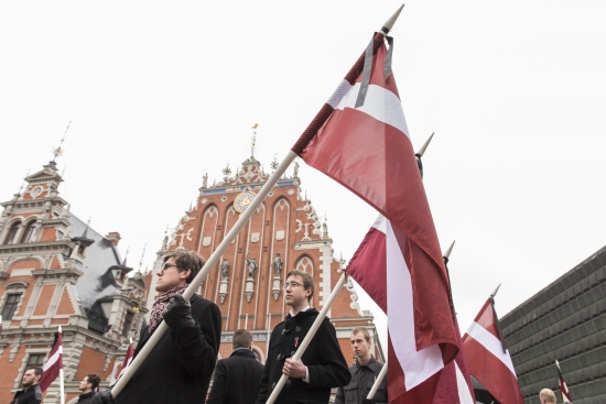 Saeimas priekšsēdētāja Ināra Mūrniece piedalās Komunistiskā genocīda upuru piemiņai veltītajā ziedu nolikšanas ceremonijā pie Brīvības pieminekļa