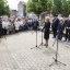 Ebreju tautas genocīda upuru piemiņas dienai veltītā ziedu nolikšanas ceremonija