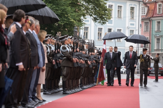 Saeimas priekšsēdētāja tiekas ar Azerbaidžānas prezidentu