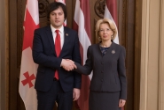 Ināra Mūrniece and Irakli Kobakhidze sign Latvia-Georgia strategic partnership memorandum