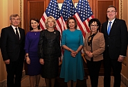 Ināra Mūrniece meets with Nancy Pelosi in Washington, DC 