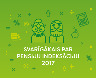 Infografika: Pensiju indeksācija 2017